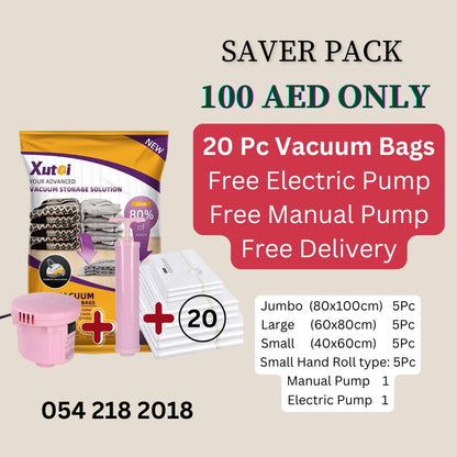 20 Pack Ramadhan Offer (20 Bags + 2 Pumps)