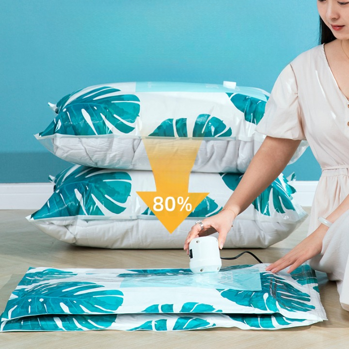 using electric pump with large vacuum bags